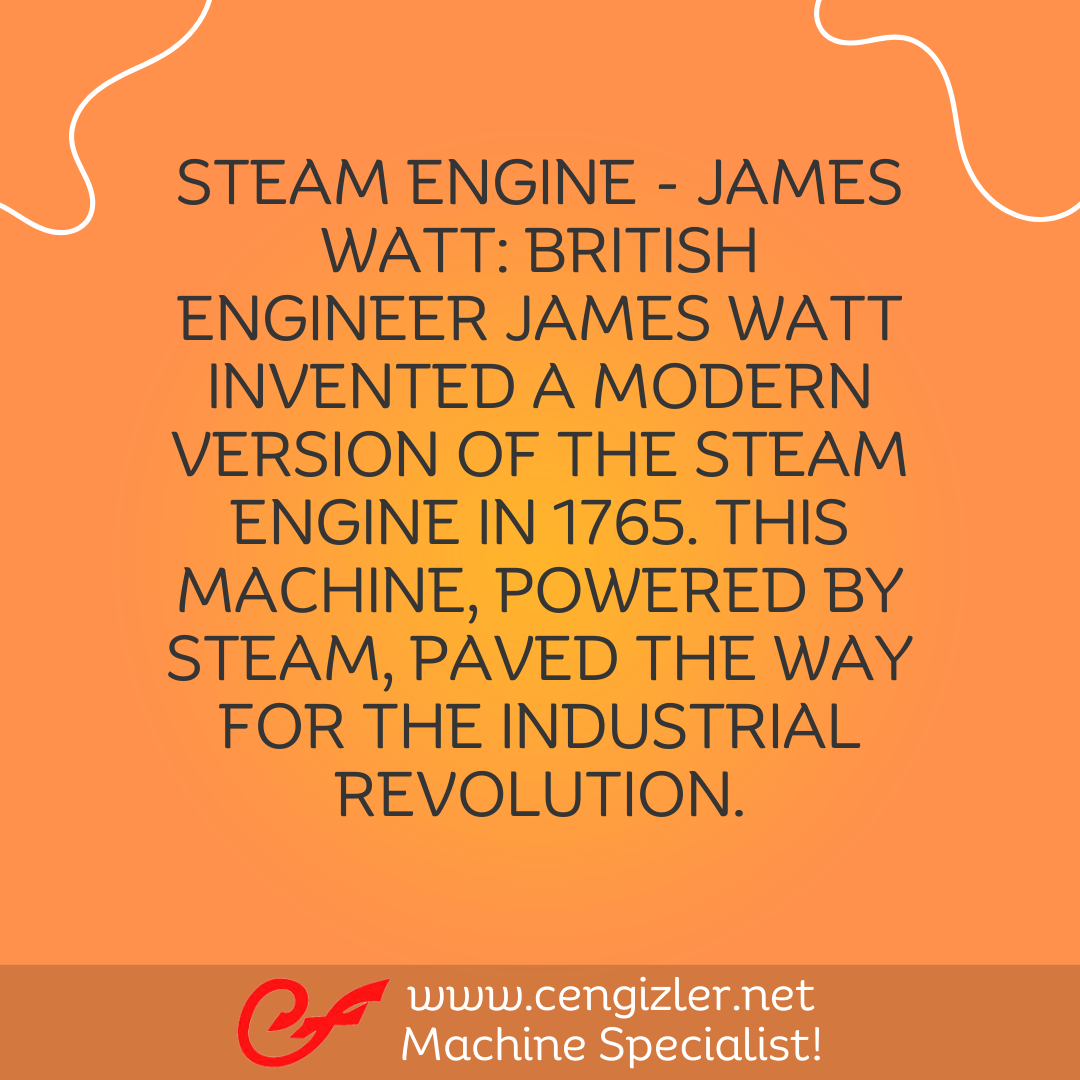 2 STEAM ENGINE JAMES WATT